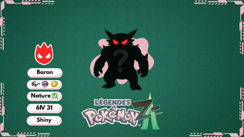 Pokemon legends baron - legends, za