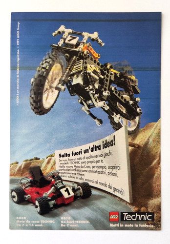 Pubblicita lego technic moto - pubblicita',