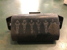 Scatola porta fusibili nera in