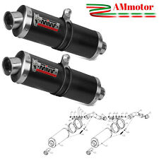 Mivv Suzuki DL V-Strom 1000 2005 Terminali Di Scarico Per Moto Oval Carbonio