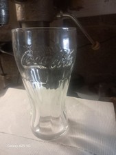 *2 SET 6X COCA COLA CONTOUR VINTAGE BICCHIERI TRASPARENTI ULTIMA EDIZIONE 33CL**