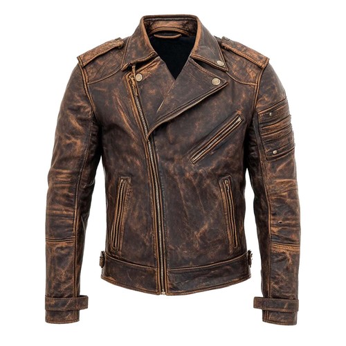 Giacca motociclista uomo pelle - motociclista,