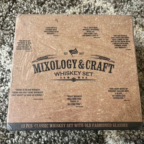 Set wiskey mixology and - set,