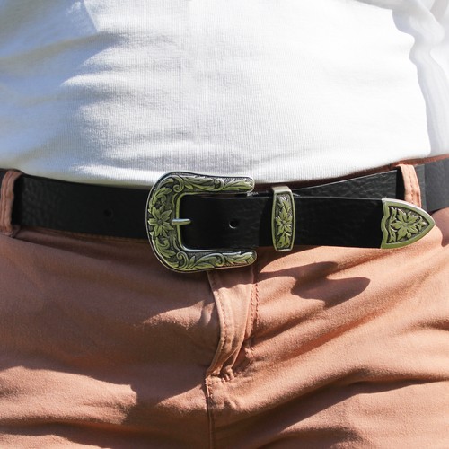 Cintura western donna pelle - western, in