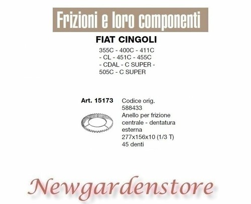 Anello frizione sterzo - frizione,