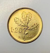 ITALIA REPUBBLICA 20 LIRE 1985