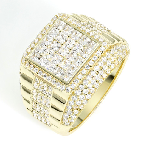 Anello fascia oro taglio