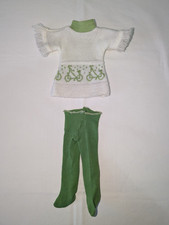 COMPLETO PER BAMBOLA PRITTI MILLEMOSSE FURGA VINTAGE MADE IN ITALY VESTITO