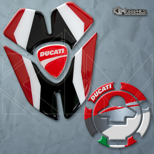 Kit adesivi moto paraserbatoio - adesivi,