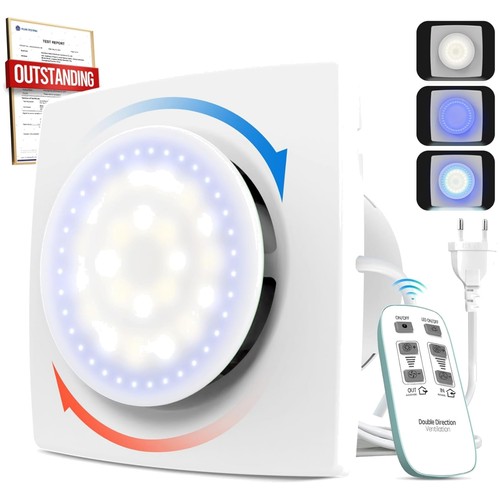 Aspiratore bagno 100mm led - aspiratore,