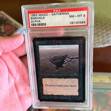 Alpha Sinkhole PSA 8 Graded