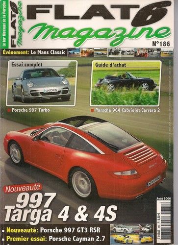 Flat 186 porsche 997 targa - flat,