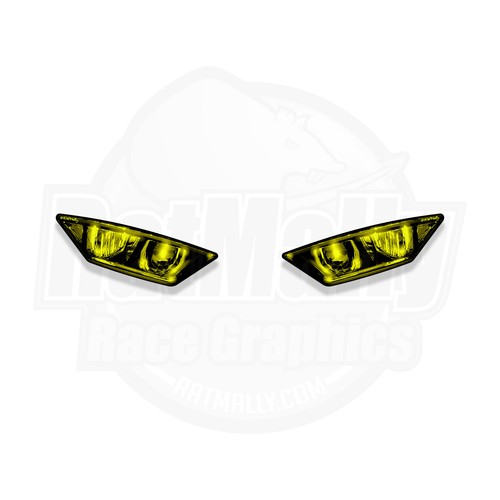 Adesivi fari ewc neon - adesivi,