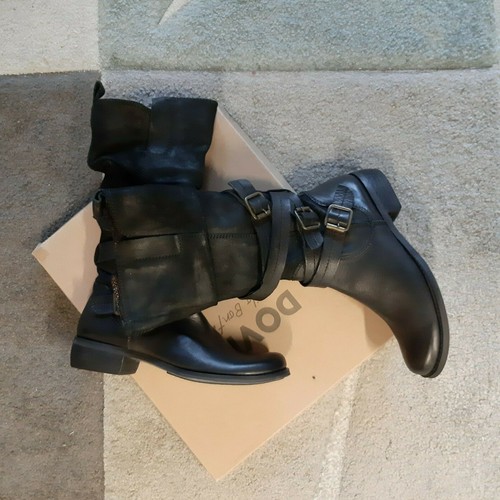 Stivale donna vitello e - in,