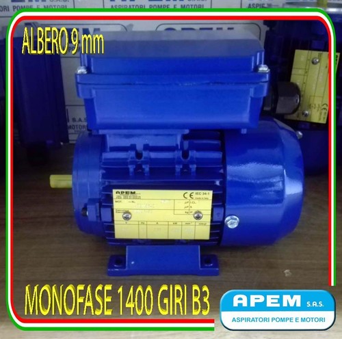 Motore elettrico monofase - 🟢,