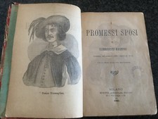 LIBRO ANTICO “I PROMESSI SPOSI” A.MAnzoni, 1884