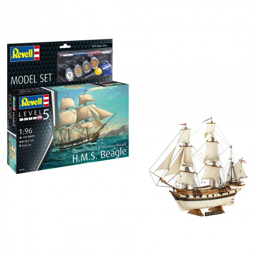 Revell hms beagle - model, set