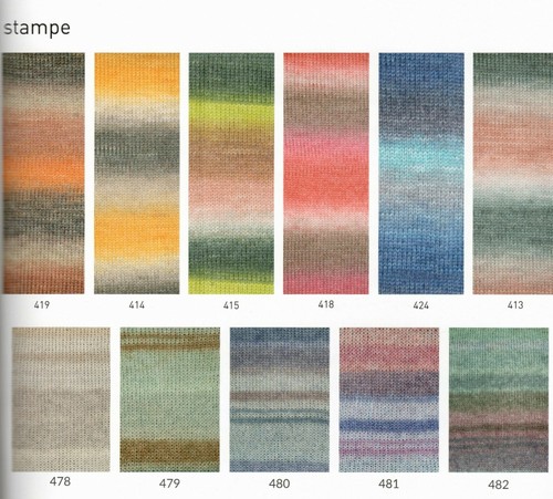 Filato dolce mohair stampe - "dolce,