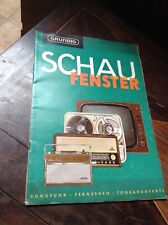 GRUNDIG CATALOGO SCHAU FENSTER 1966 TV RADIO BOBINE TEDESCO 32 PAG OCEAN BOY 