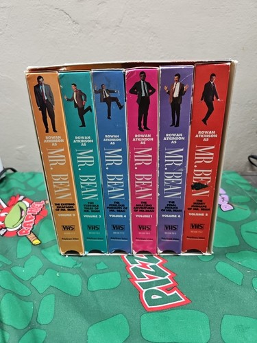 Vtg bean vhs tapes - mr., 6