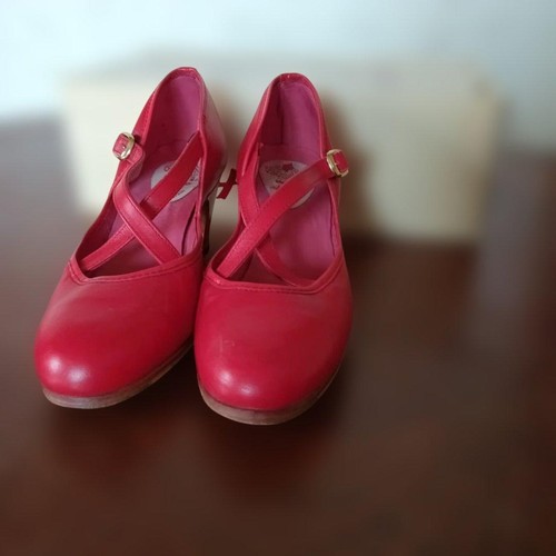 Scarpe flamenco rosse con - flamenco,