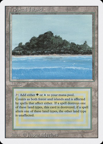 Mtg tropical island 3ª - mtg,