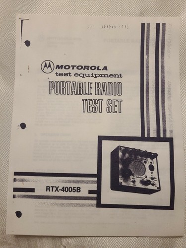 Motorola rtx4005b radio - motorola,