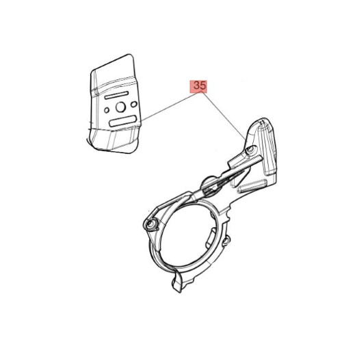 Efco kit coperchio freno con - kit,