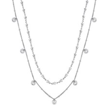 Sagapo Collana Lunga Acciaio