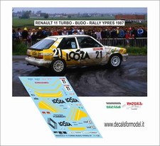 DECALS 1:43 RENAULT 11 TURBO