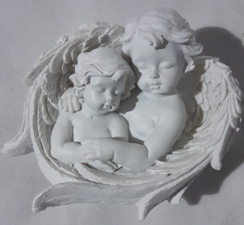 Angeli cherubini abbracciati - angeli,