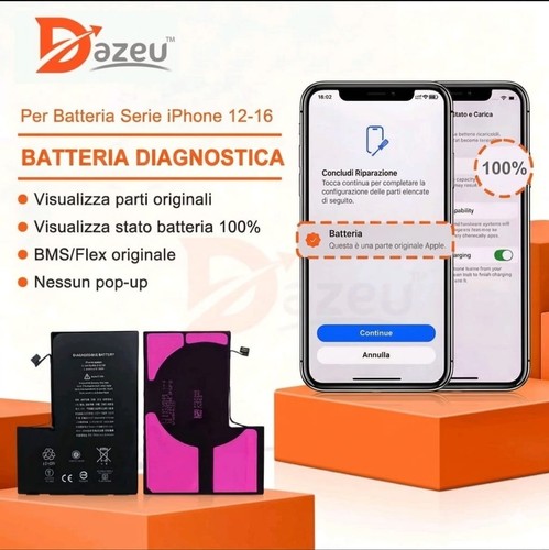 Batteria iphone dal 16 - batteria,