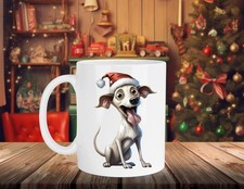 Tazza da caffè WHIPPET DOG CHRISTMAS DESIGN 11 oz