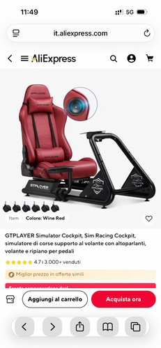 Simulatore guida gtplayer - di, +