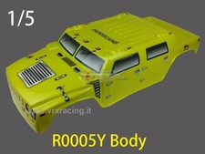 R0005Y Carrozzeria per Monster truck 1/5 verniciata e completa di adesivi VRX
