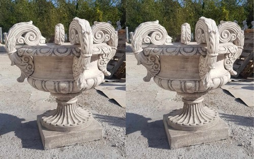Vaso calice orcio fioriera - vaso,