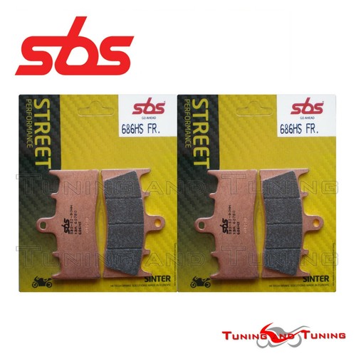 Pastiglie freno anteriori sbs - pastiglie,