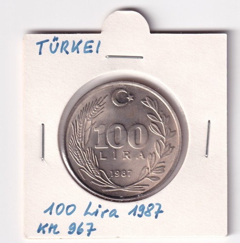 Turchia 100 lire - , 1987