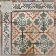 Cementine di recupero mattoni piastrelle quadrate floreali greca pavimento 17