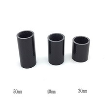 1 Pz Distanziali Cuffia Lavatrice Bici Full Carbon 30/40/50mm per Bici MTB 1-1/8