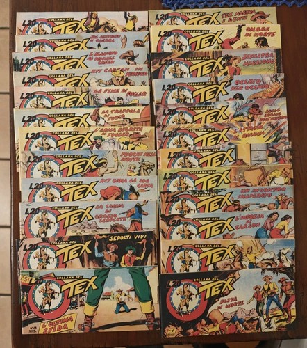 Tex striscia serie rossa 24 - rossa, 1/24