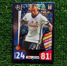 CARD TOPPS CHAMPIONS LEAGUE 2017/18 BESIKTAS N°315 QUARESMA CARTA 2018 ⚽️