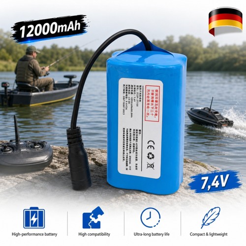 Batteria 12000mah barche - 12000mah, 7,4v