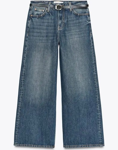 Jeans donna zara culotte gamba - culotte,