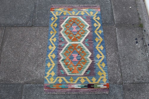 Kilim vintage orientale - kilim, fatto