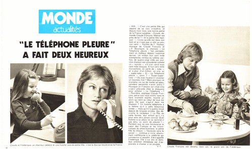 Reportage claude francois - ,