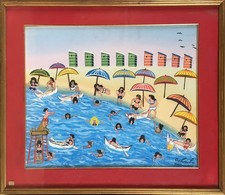 Mario Colombo - Spiaggia (Naif