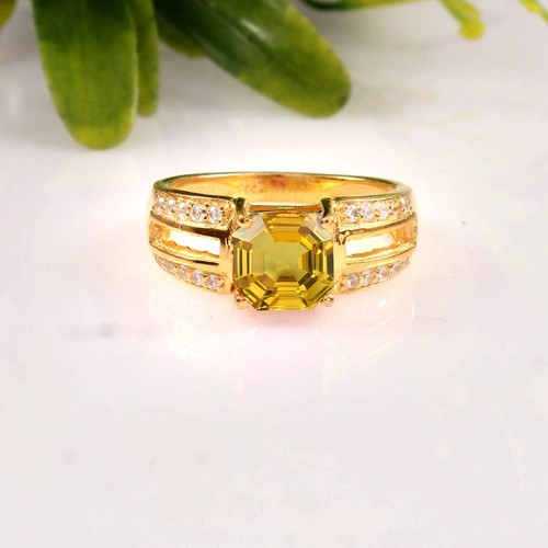 Anello 9mm asscher zaffiro - 9mm,
