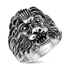 Anello uomo acciaio massiccio - anello,