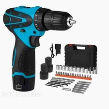 Trapano / Avvitatore senza fili con 2 batterie e caricabatterie